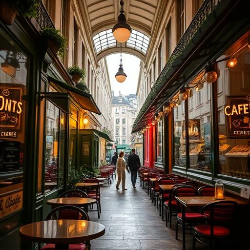 Image d'une scène de la web-série 'Paris Secrets', tournée dans un café historique du Marais.