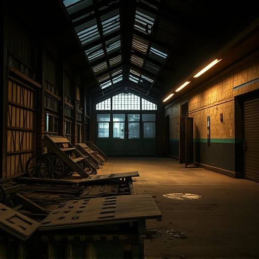 Image d'une scène du court-métrage 'Le Dernier Train', tourné dans une gare désaffectée en Normandie.