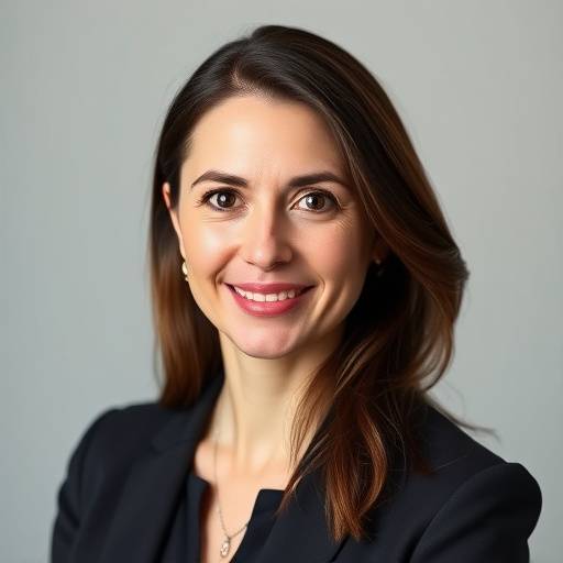 Photo de Sophie Leclerc, Responsable des Relations Clients d'Étoile Cinéma Locations, posant avec professionnalisme.